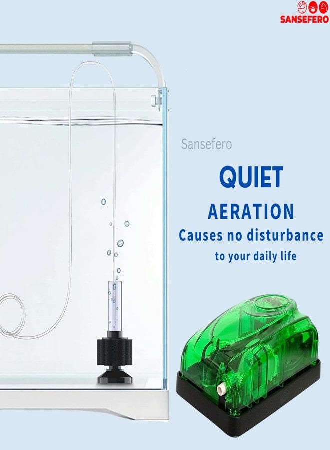 SANSEFERO Premier Plants Ly-2833 Biochemical Sponge Filter for Breeding Nano Fish Tank Aquarium Sponge with 3 Meter Air Tube and Ultra Silent Air Pump - Image 3